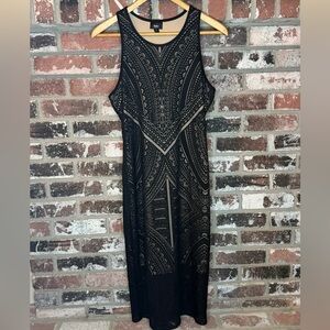 Vintage Mossimo Geometric Patterned Long Midi Dress Women’s